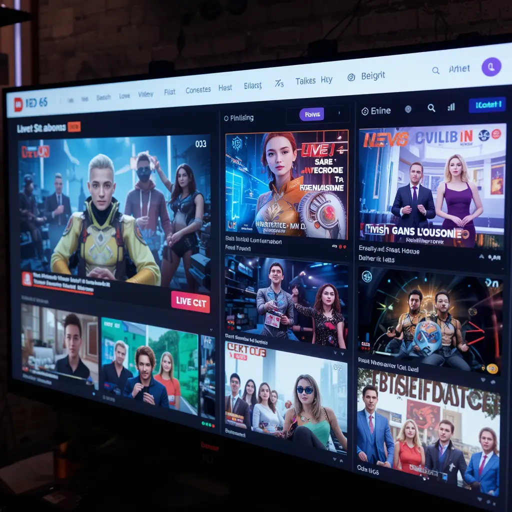 X TV 비디오 콘텐츠