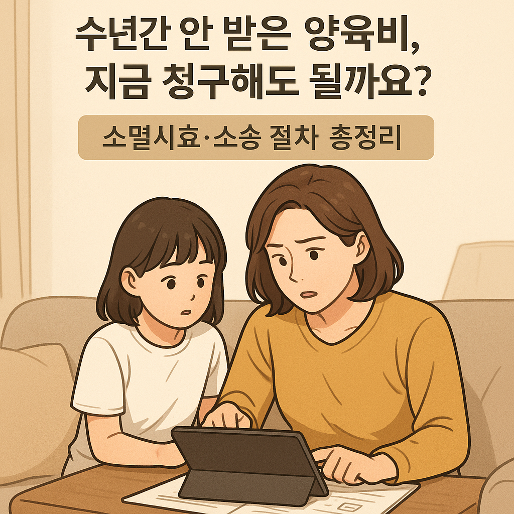 과거양육비 청구 소송