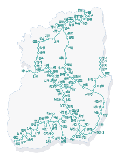 코레일, SRT 노선 노선 안내