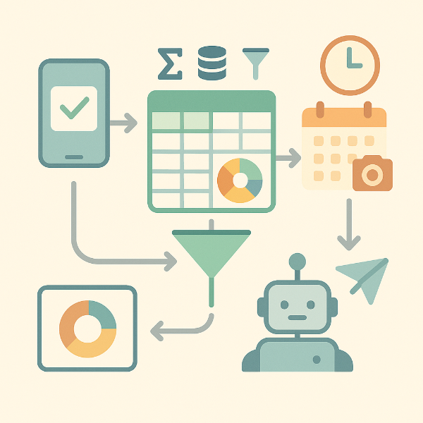 구글 시트로 가계부 자동화 함수·폼·Apps Script 사진