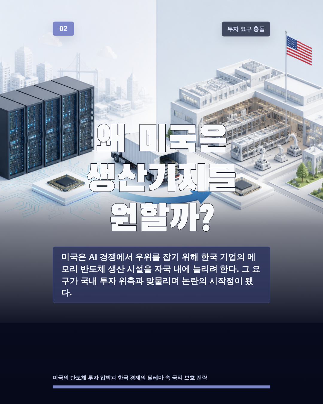 왜 미국은 생산기지를 원할까?