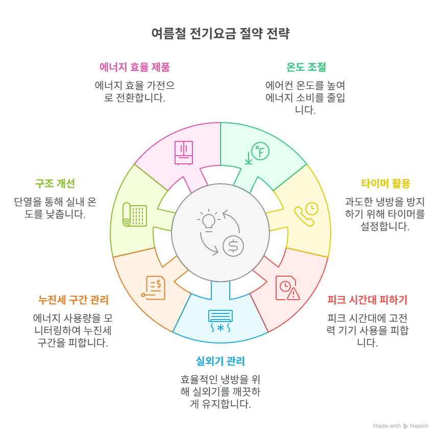 여름철 전기 요름 전략