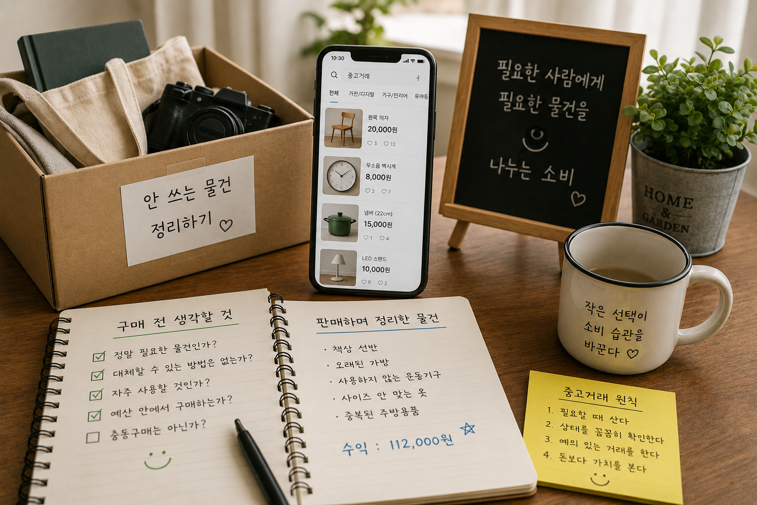 중고거래 현명하게 (소비기준, 충동구매, 절약습관)