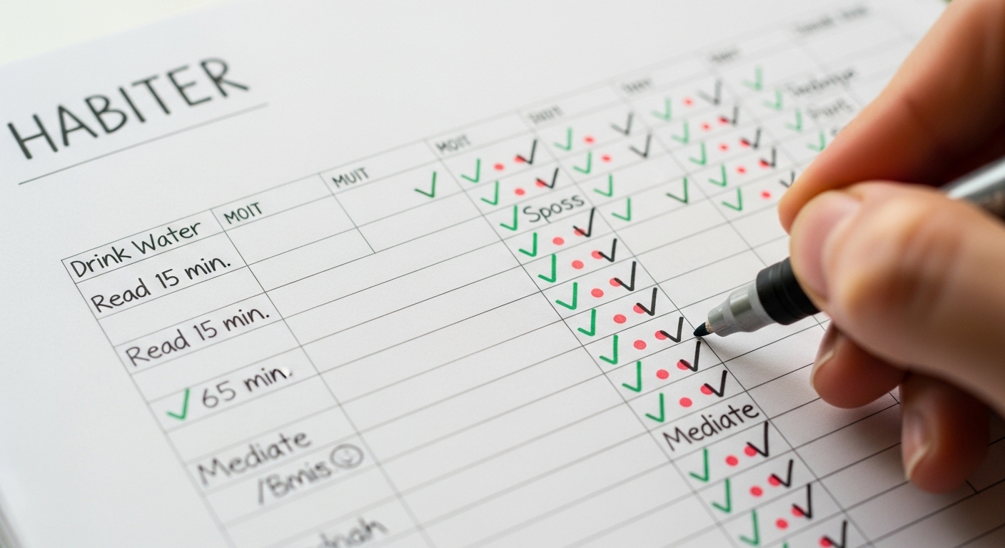 습관 추적표, 습관 만들기, 자기계발, 루틴 만들기, 생산성 향상, 목표 달성, 새해 다짐, 꾸준함, 습관 앱, 데일리 플래너