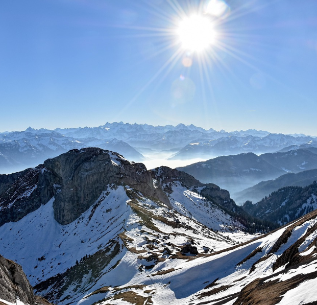 칠갑산의 자연경관 사진