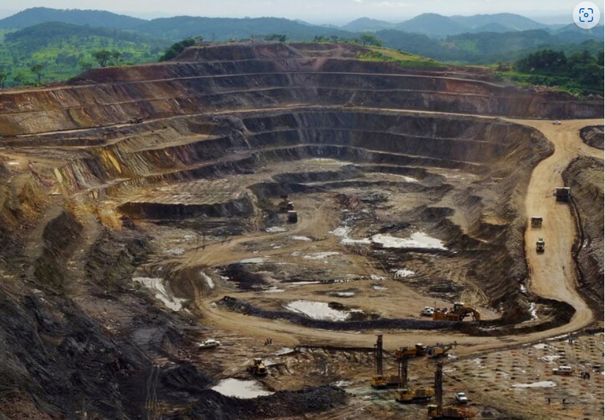 중국 후난성 금광 이미지