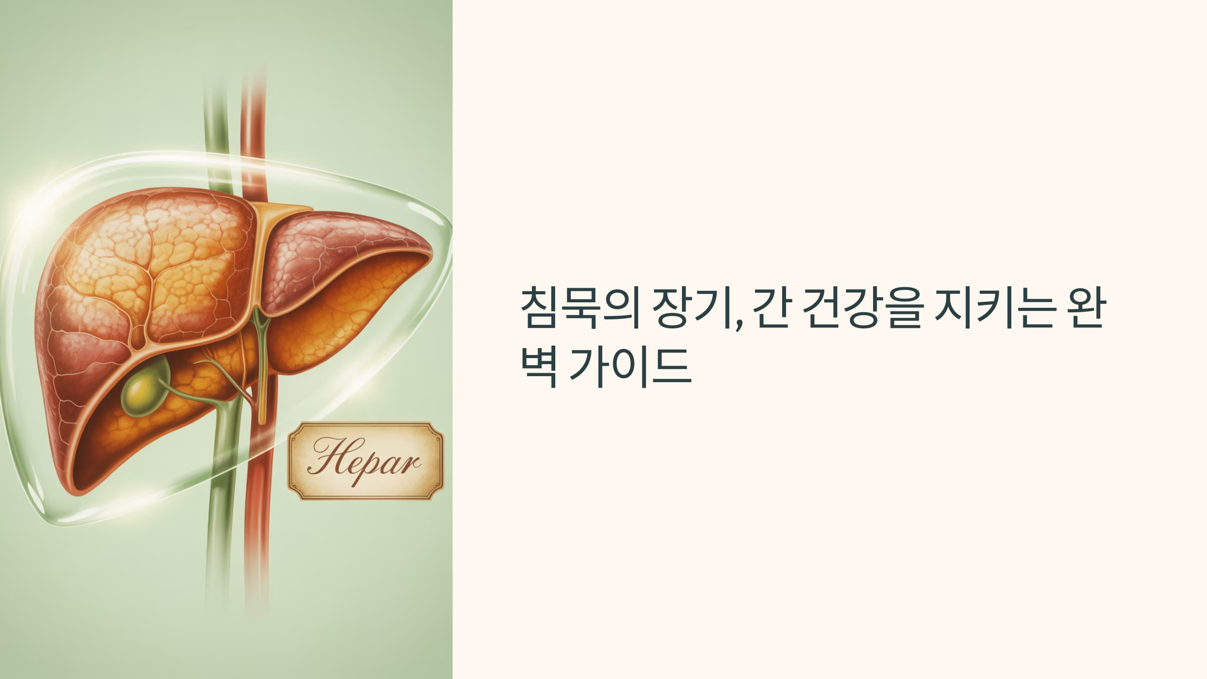 침묵의 장기, 간 건강을 지키는 완벽 가이드 관련 사진