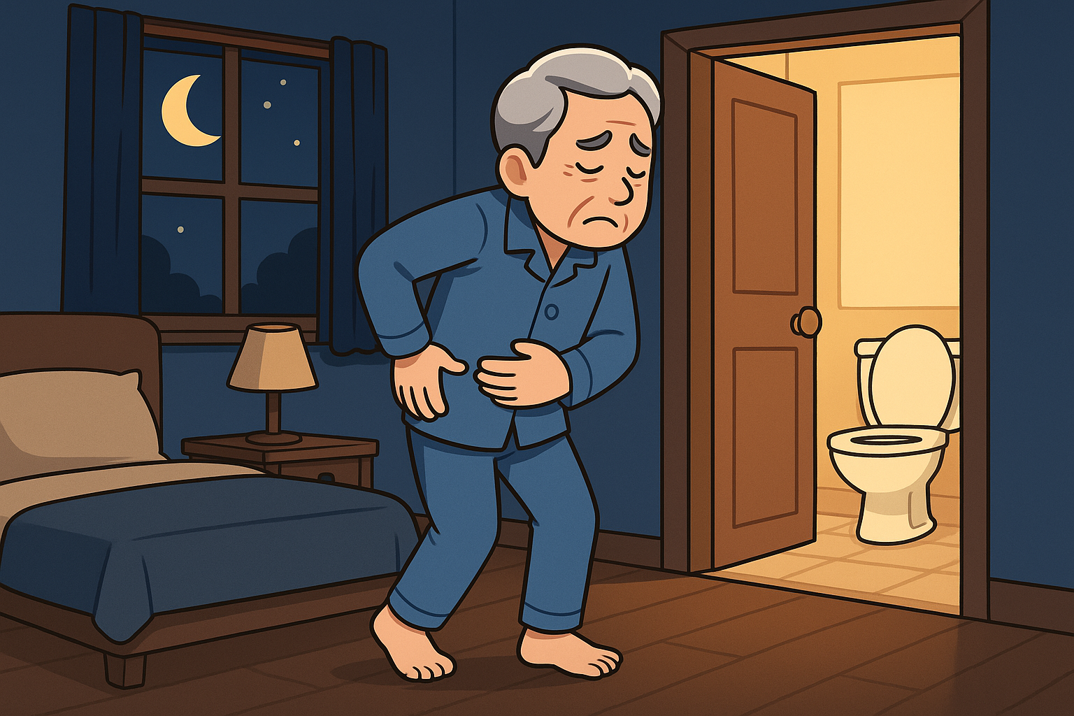 밤마다 화장실 때문에 깬다?