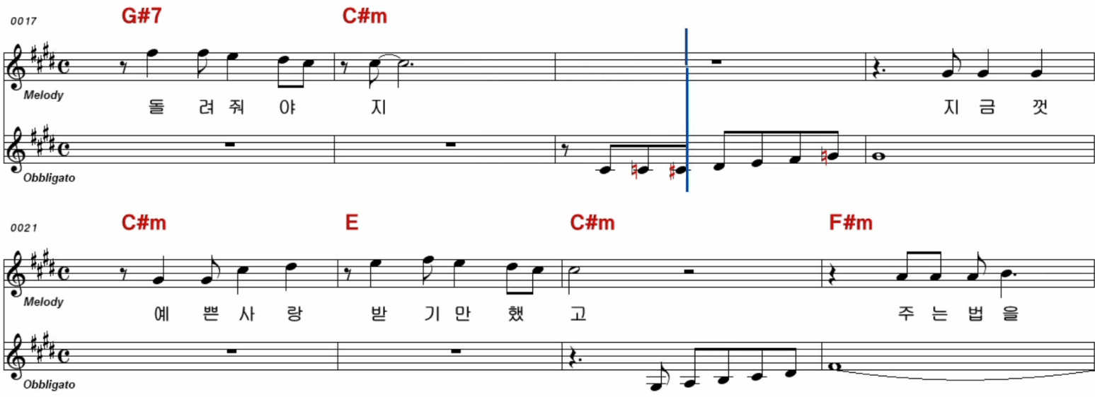신현 사랑은 품앗이 악보