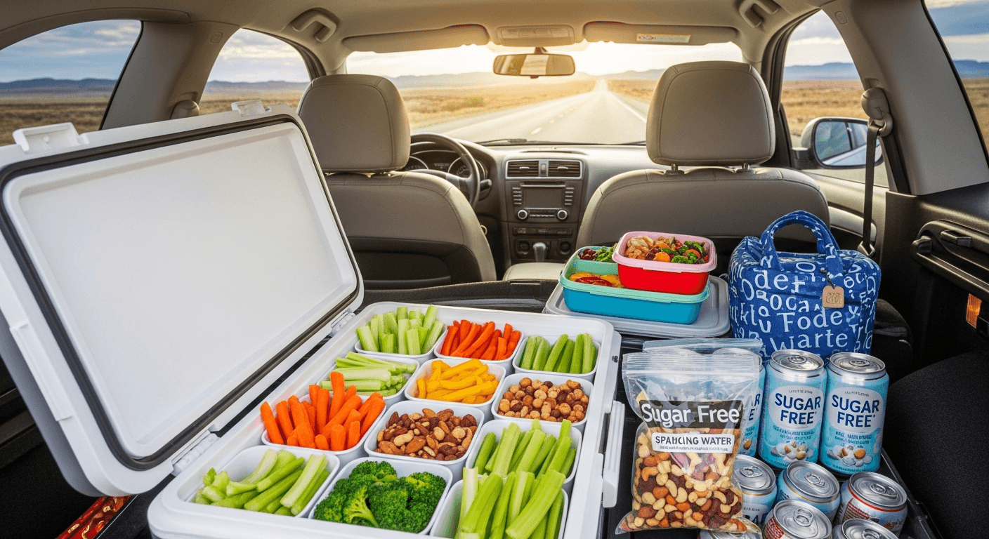 미국 로드트립 중에도 아이스박스를 활용한 자급자족 식단으로 혈당 스파이크를 방어하고 컨디션을 유지하는 노마드 루틴
