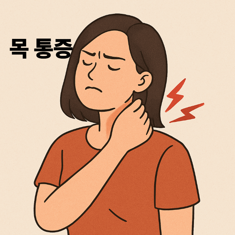 목 통증 관련질환 원인 증상