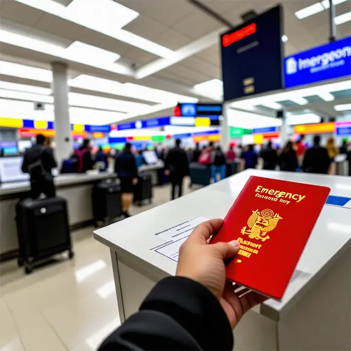 인천 공항에서 긴급 여권 신청 발급 관련(당일)
