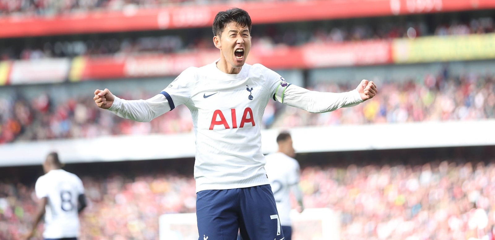 멀티골을 기록한 손흥민