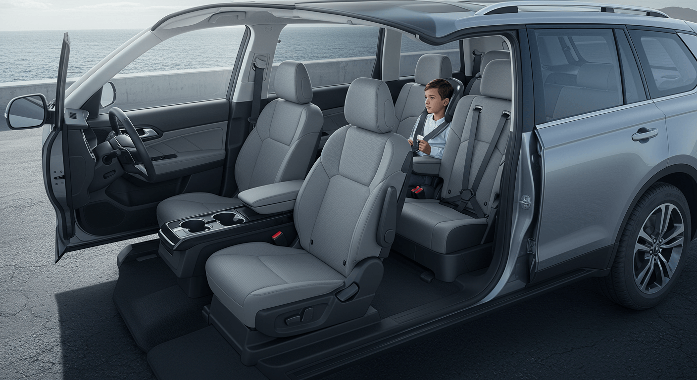 넉넉한 실내공간과 패밀리 전용 편의기능