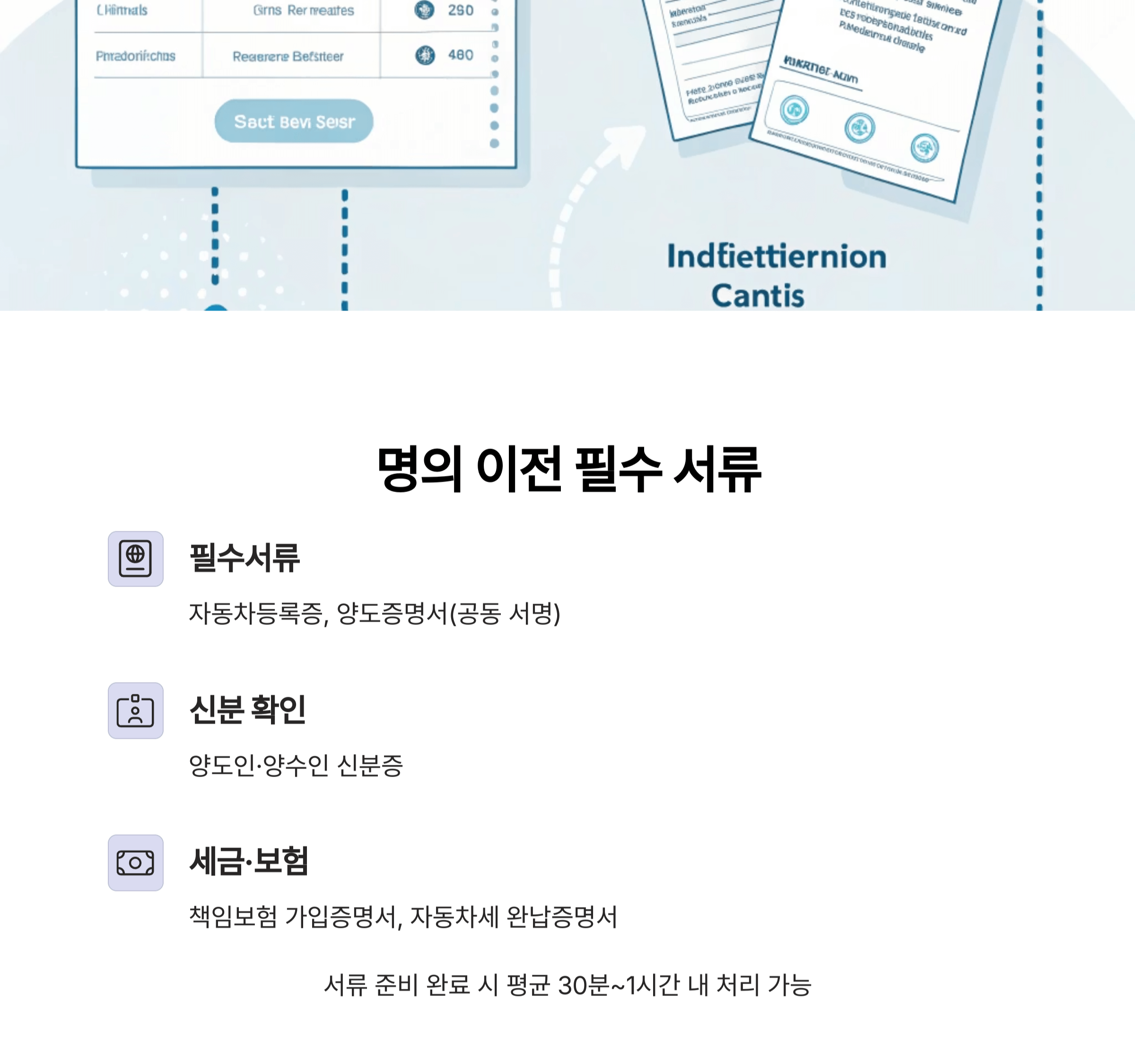 필수 서류
