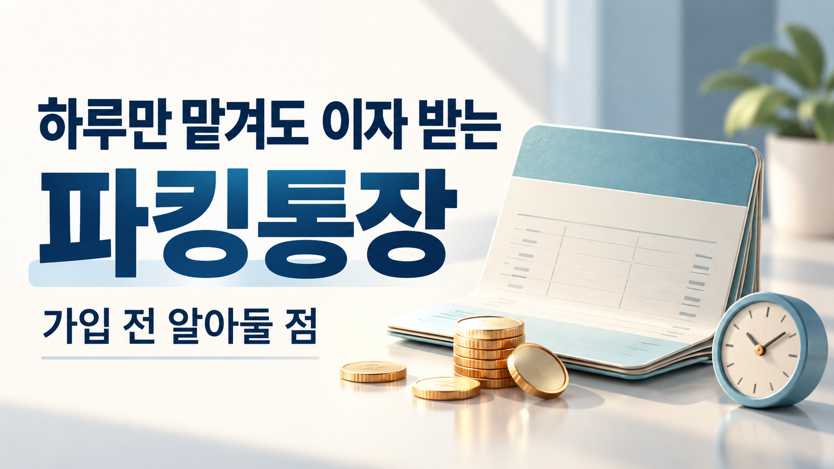 하루하루 이자받는 파킹통장
