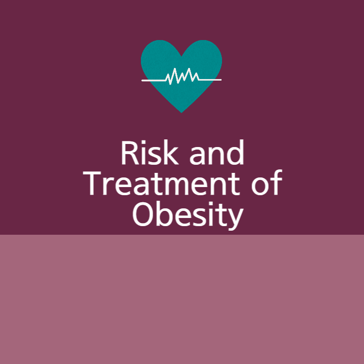 Thumbnail images of obesity risks and treatments