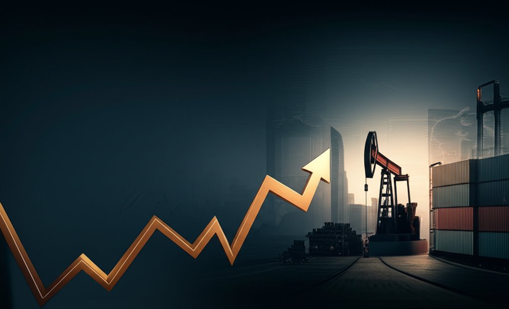 중동발 유가&middot;물류 위기 속 한국 경제의 생존 전략을 암시하는 시네마틱 히어로 이미지