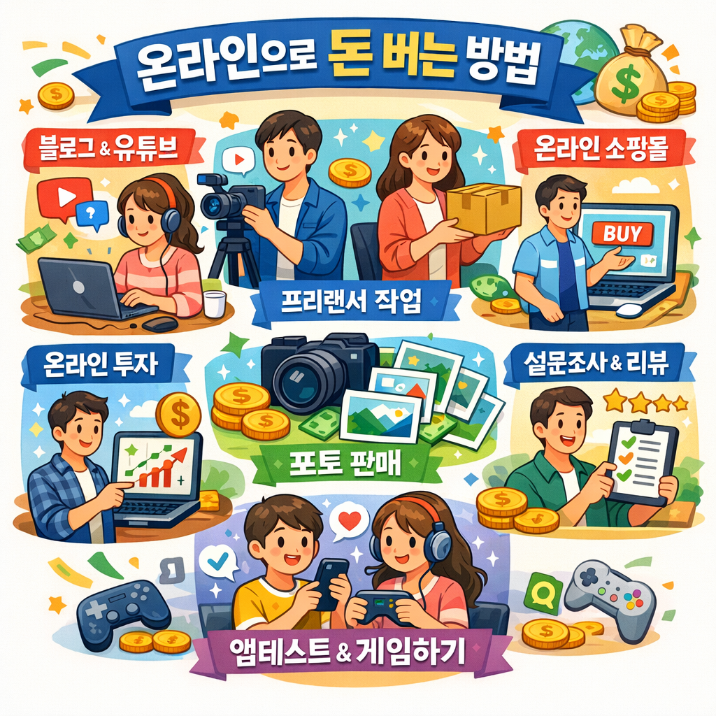 온라인 부업 종류