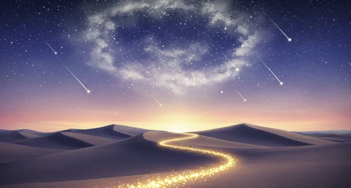 별이 쏟아지는 풍경 꿈