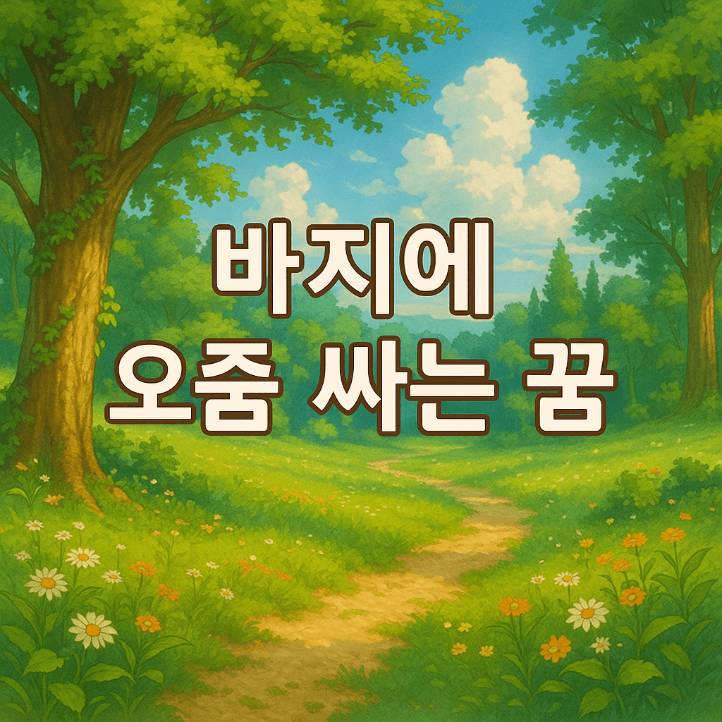 바지에 오줌 싸는 꿈 해몽