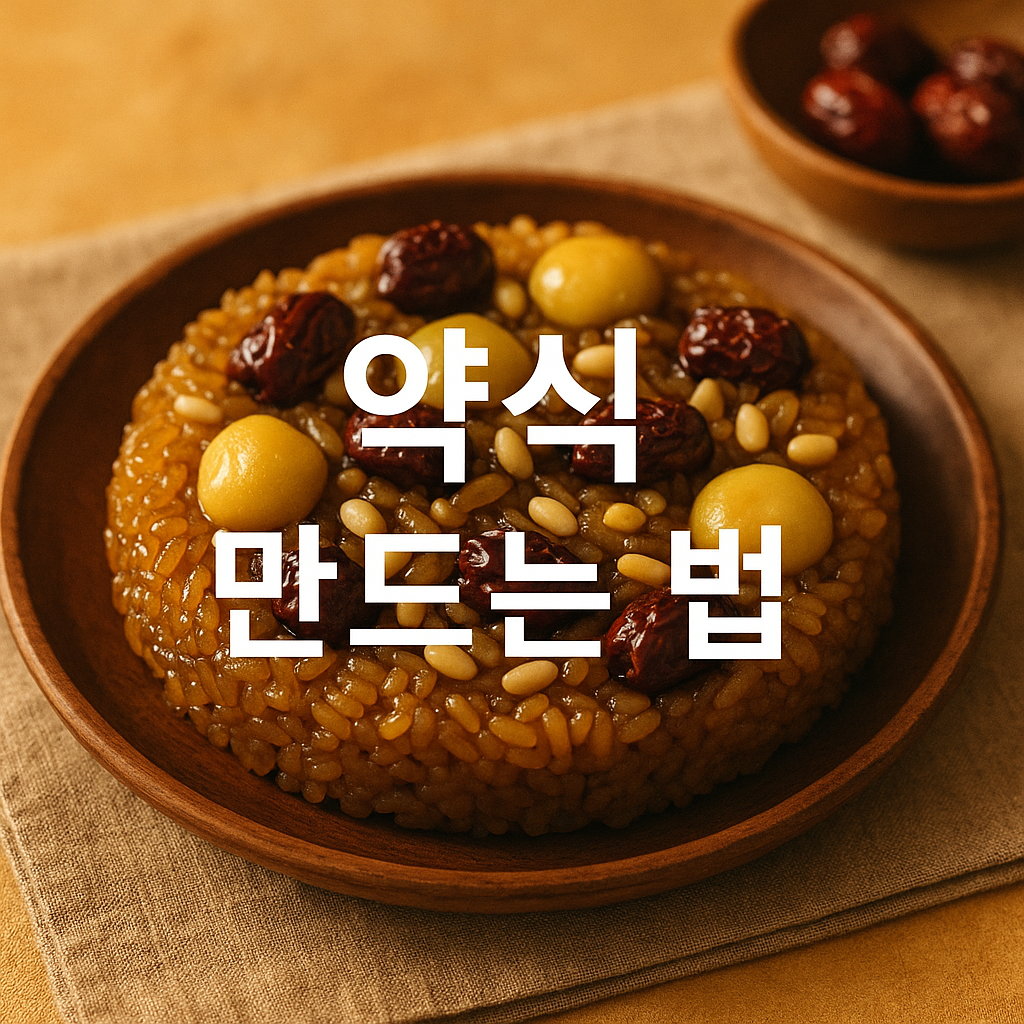 약식 만드는법