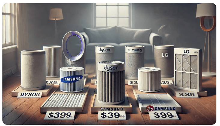 필터 비용 비교: 다이슨 vs 타 브랜드