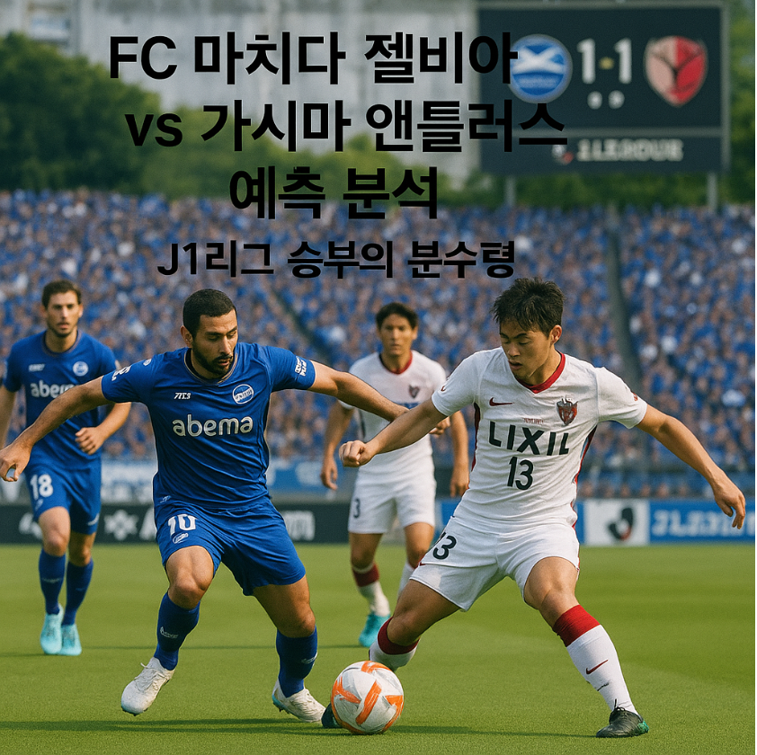 FC 마치다 젤비아 vs 가시마 앤틀러스 예측 분석 ❘ J1리그 승부의 분수령