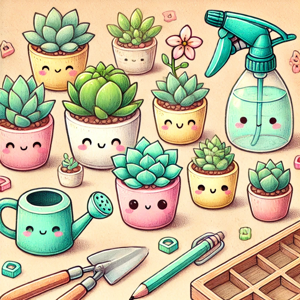 다육식물 관리의 모든 것