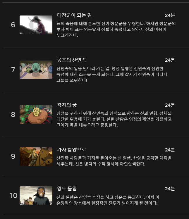 킹덤(KINGDOM) 소개, 줄거리