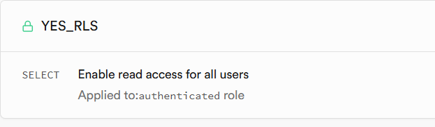 policy가 등록되었다.