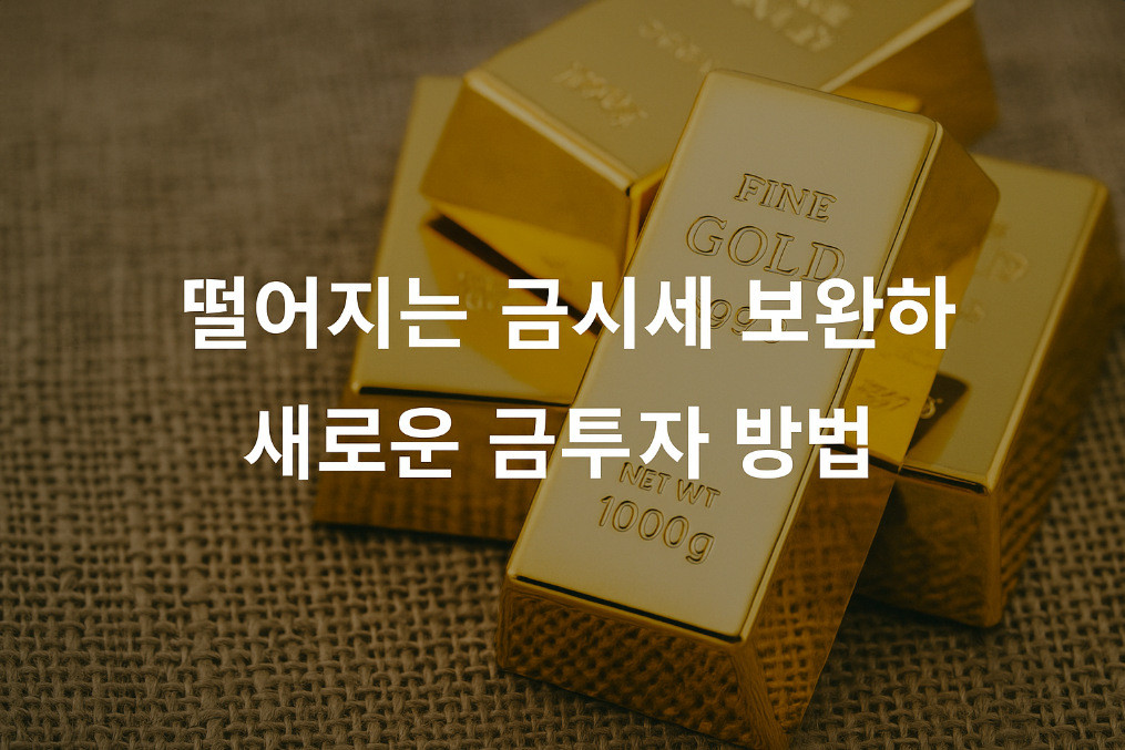 금시세 하락장에서도 수익내는 스마트 금투자법