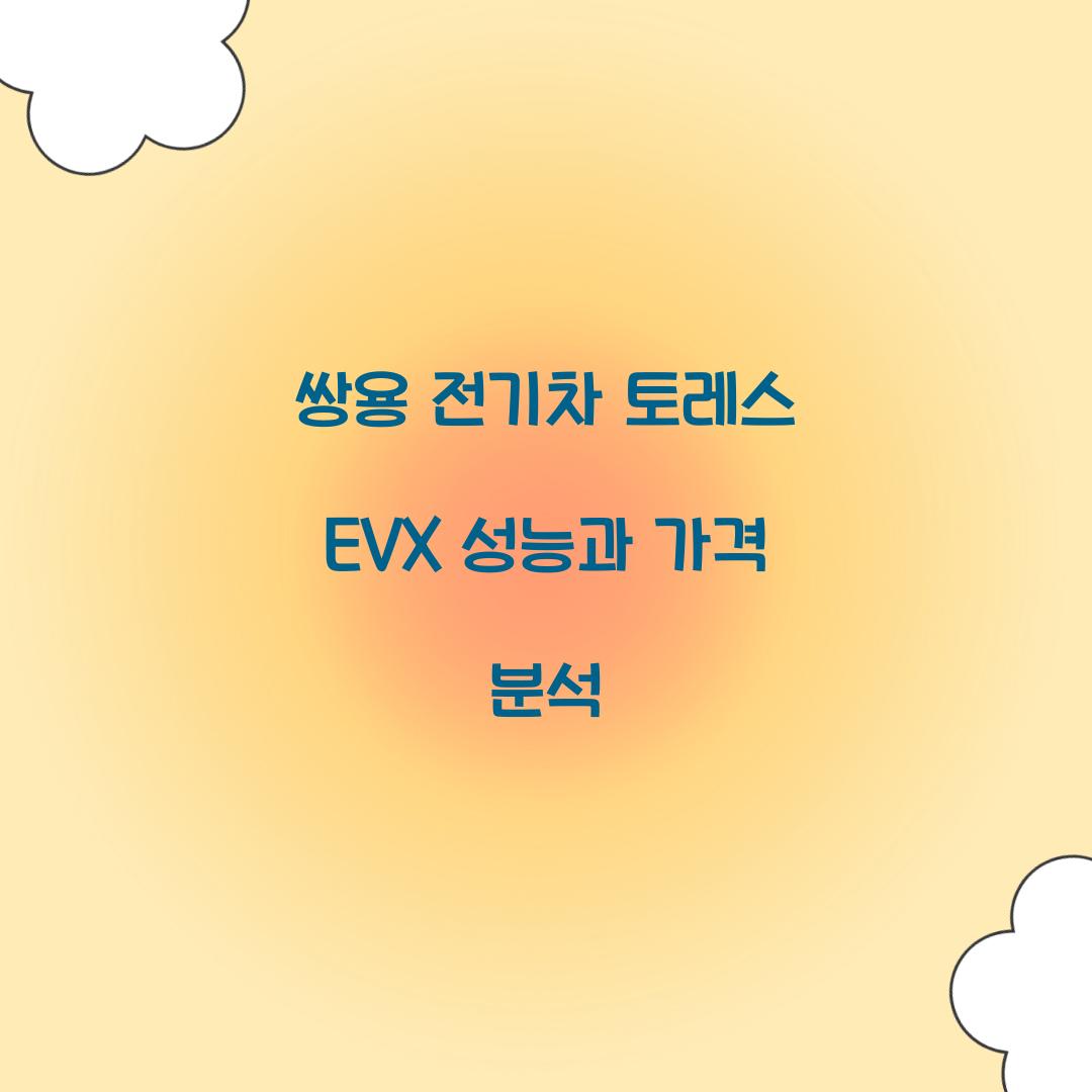 쌍용 전기차