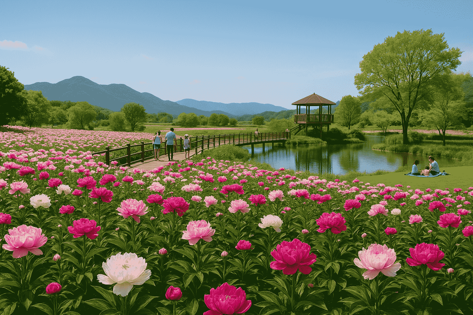 합천 핫들생태공원 작약꽃 만개 시기와 관람 포인트 총정리