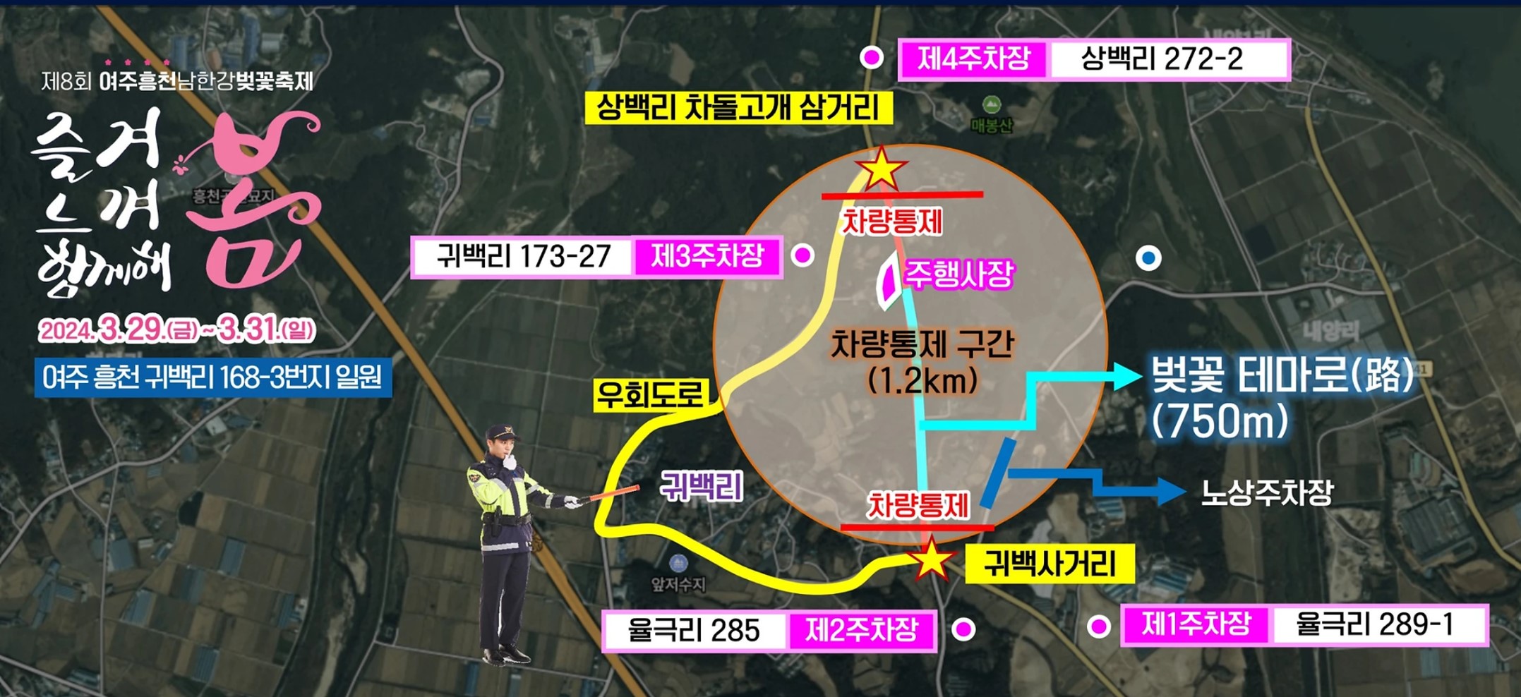 차량통제안내