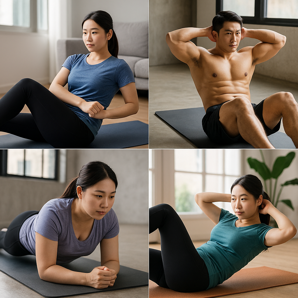뱃살 빼는 운동, 하루 10분