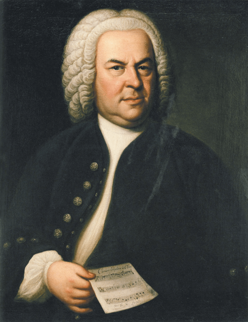 Johann Sebastian Bach (by Elias Gottlob Haussmann, Wikimedia Commons)