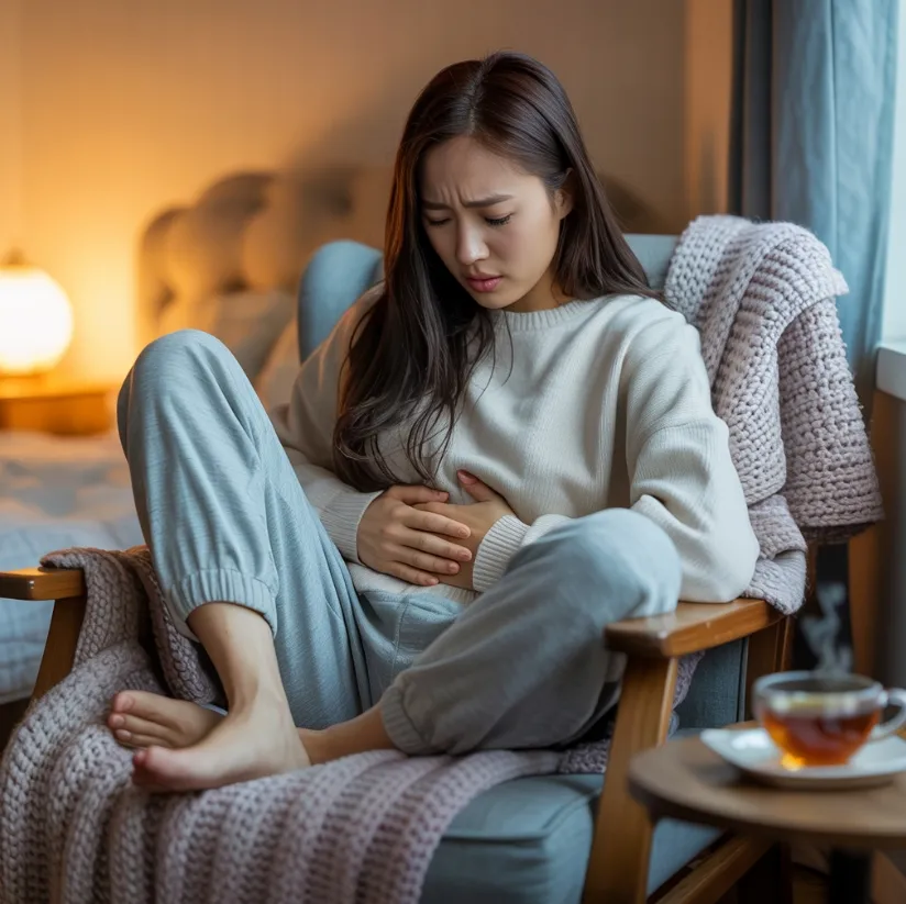 생리통 심할때 이미지