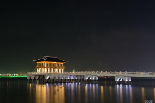 포항 영일대 전망대 야경 사진