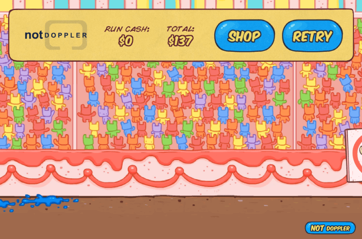 황소날리기-플래시게임-종료-화면