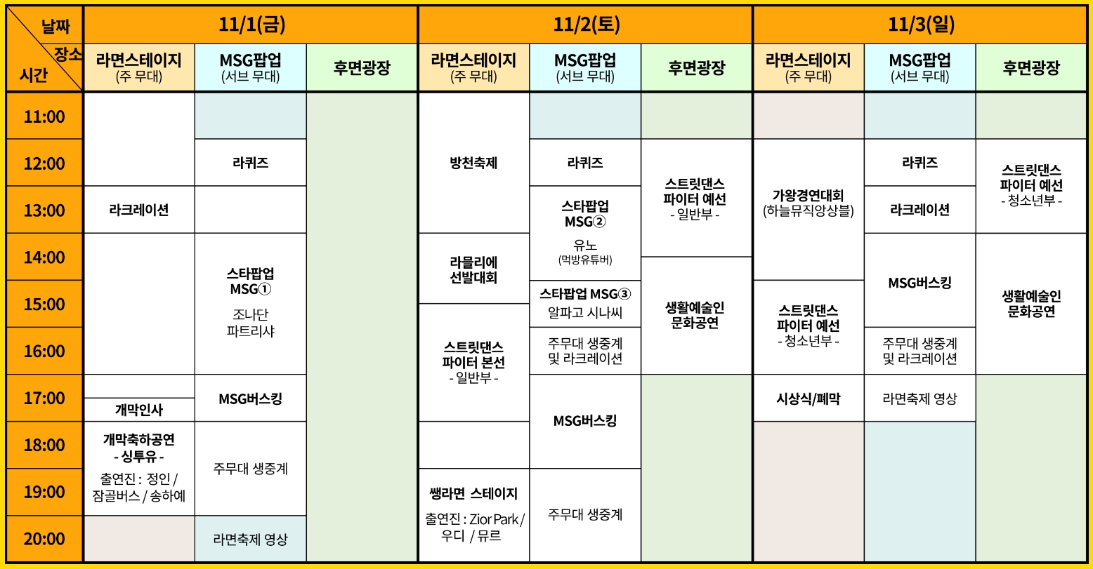 특별한/축제/2024/구미/라면/축제