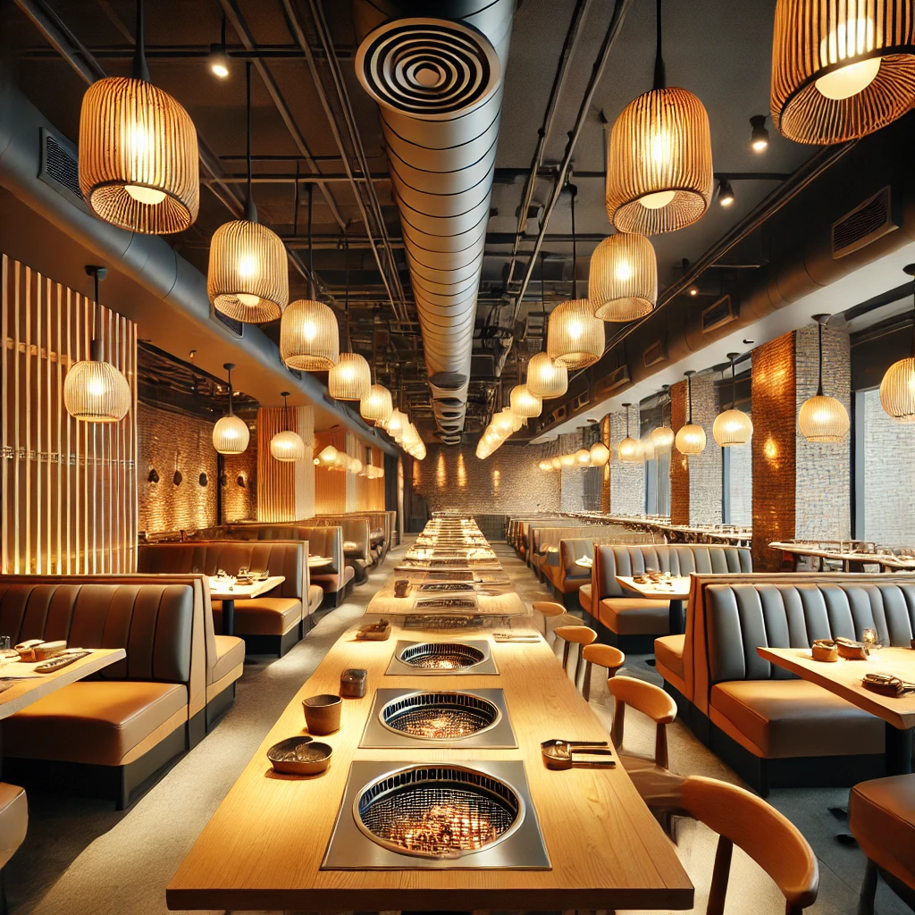 고깃집 인테리어 조명과 공간배치가 중요한 이유