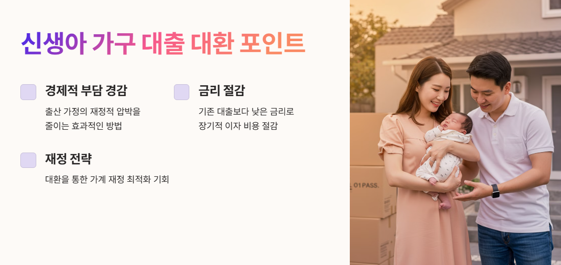 신생아 가구 대출 대환 포인트