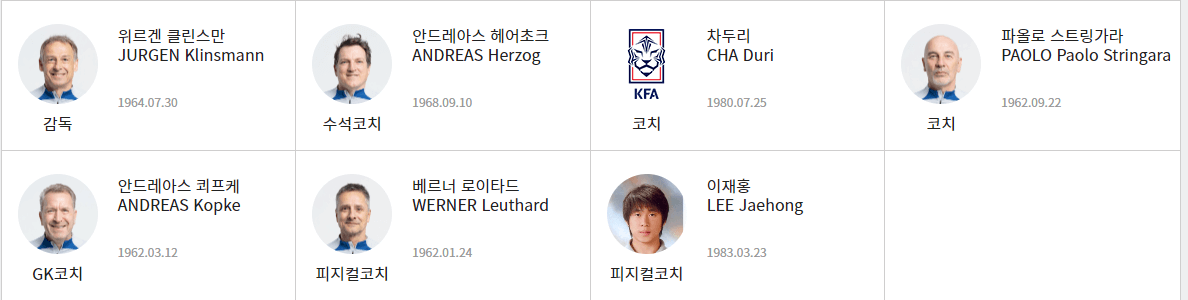 대표팀코치