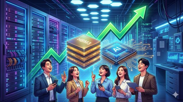 AI 반도체 관련주와 반도체 슈퍼사이클 흐름을 설명하는 투자 분석 이미지