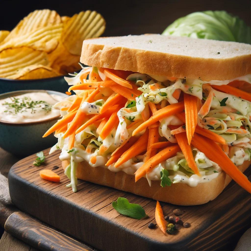 당근라페 샌드위치