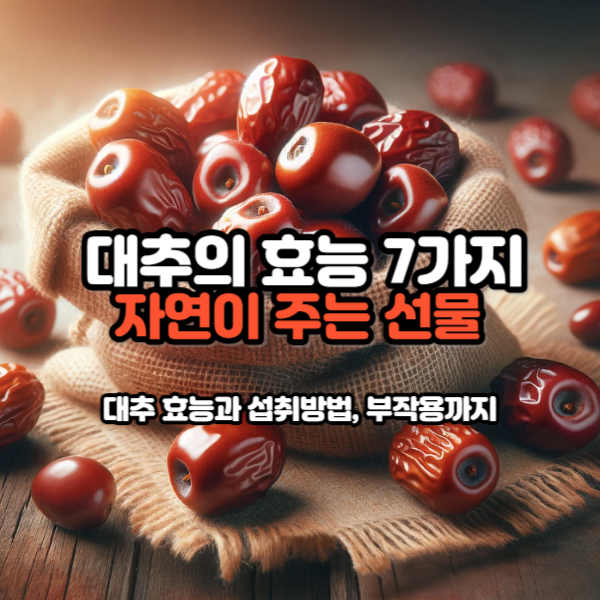대추의 효능