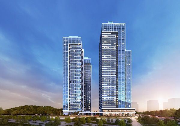 청라 피크원 푸르지오 조감도