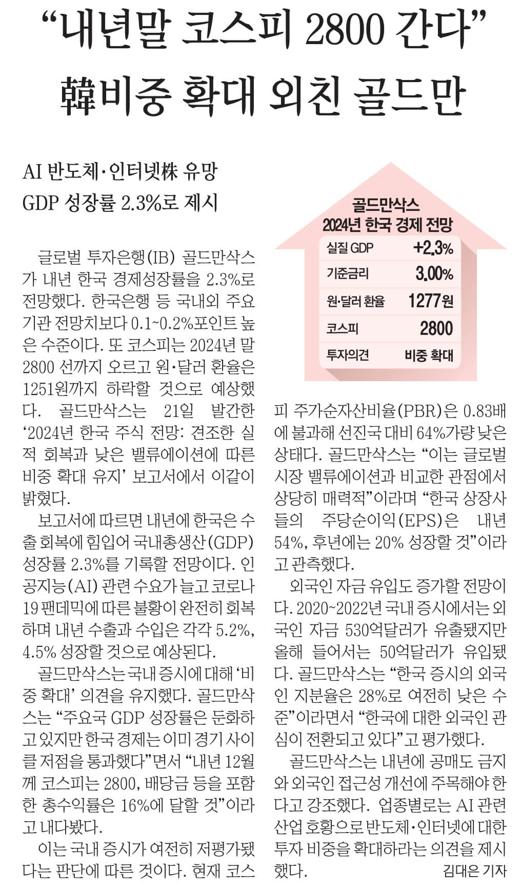 11월 22일 수 신문스크랩