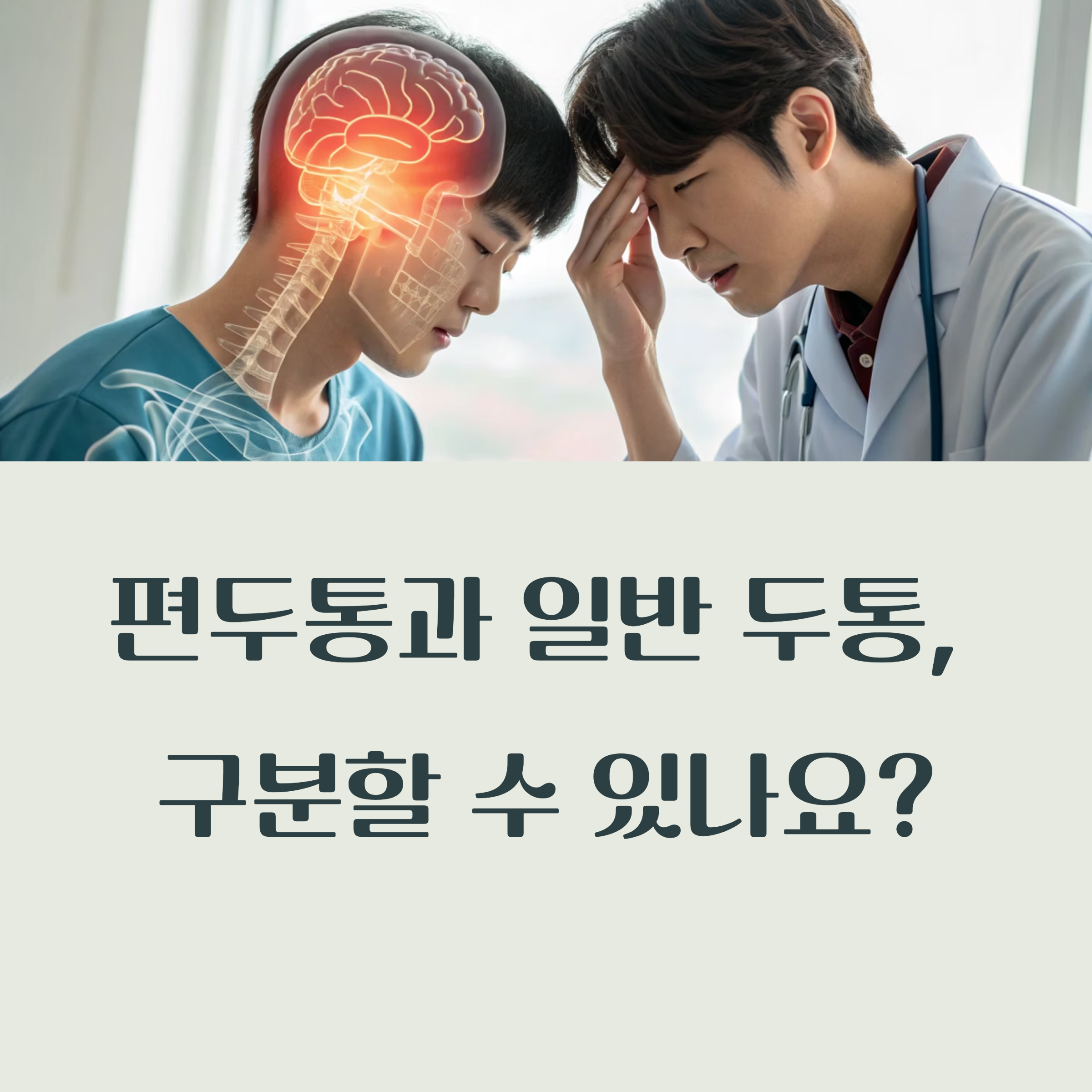 편두통과 일반 두통, 구분할 수 있나요?
